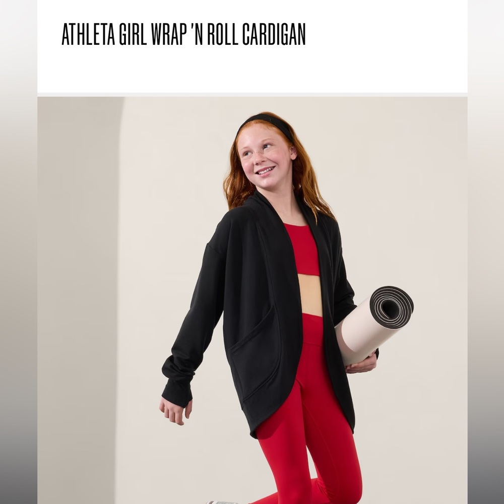 Athleta girl wrap cardigan